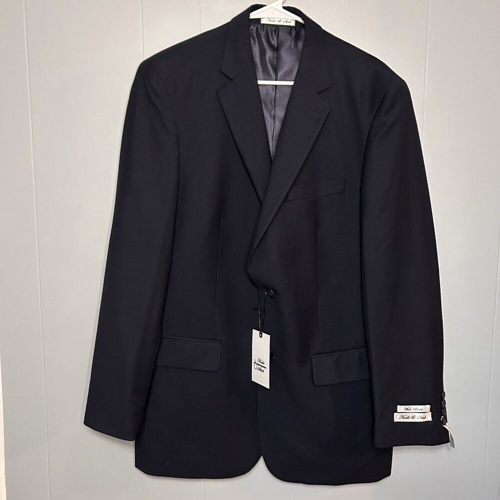 NEEDLE & STITCH Mens 2-Button Single Breasted Sport Coat Blazer Navy 40L NWT